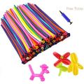 40 Long Length Balloons Pack With Free Pump For Birthday - Anniversary Decoration and Kids Party Decoration. 