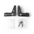 Stainless Steel Glass Clamps Punching-Free Cabinets Glass Door Hinges Frameless Glass Door Hinge 1Set. 