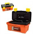 Tool Box, Plastic Small Tool Box with Latch and Removable Tray, Lockable Tool Box for Home. 