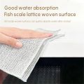 Dishwasher - Multifunctional Double Sided Wire Dish Cleaning Cloth - Reusable Kitchen Cleaning Towels for Sink and Stove. 