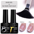 1PC LILYCUTE 7ml Base Gel & Top Coat | Matte  No Wipe | UV LED Soak Off | Long Lasting Semi Permanent Manicure Nail Polish. 