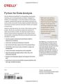 Python for Data Analysis: by Wes McKinney (Author). 