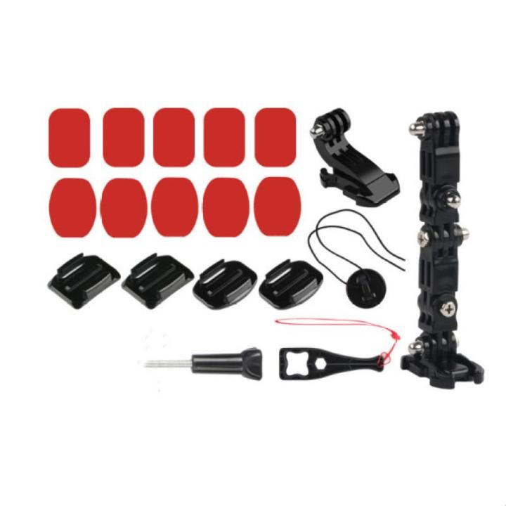 For%20GoPro%20hero6/5/4%20Motorcycle%20Helmet%20Chin%20Bracket%20Turntable%20Button%20Mount%20Action%20Cam%20Accessories%20-%20Image%203