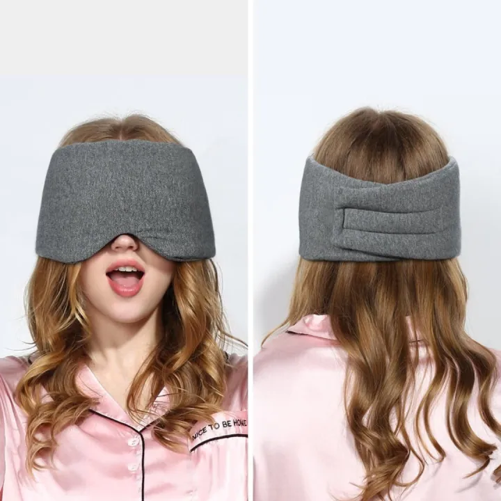 ZEXT%20Cotton%20Sleep%20Eye%20Mask%20for%20Men%20Women%20Travel%20Blind%20Fold%20Zero%20Pressure%20Sleeping%20Eye%20Mask%20with%20Adjustable%20Strap%20-%20Image%205