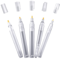5Pcs Empty Refill Paint Markers Blank Refillable Paint Pens Empty Refillable Marker for Painting Transparent Pen Tube. 