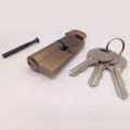 Door handle lock cylinder for wooden doors. 