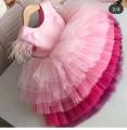 Birthday Theme Pink Barbie Dress For Girls - Premium Quality, Stylish And Fun Dress For Special Occasions. 