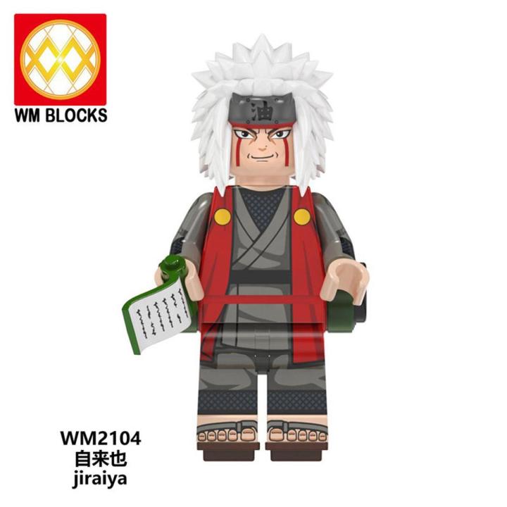 Naruto Minifigures Toys kakashi Madara Minato Comic Cartoon Building Blocks Compatible Lego model