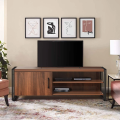 Modern Wooden TV Stand Table - TV Unit Console, LED TV Stand, Wooden Media Console, TV Cabinet for Living Room, Entertainment Center for TVs. 