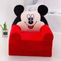 Baby 3 Layer Padded Sofa Support Seat for Infant Bear - Elephant - Frog - Hello Kitty - Mickey Minnie Mouse - Penguin - Spiderman - Panda - Frog Animal Charater Plush Toy Learn to Sit Practice Chair for Toddlers Healthcare Booster Seat Children Washable. 