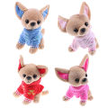17cm Cute Mini Chihuahua Dog Plush Toy Soft Stuffed Animal Doll Birthday Gift. 