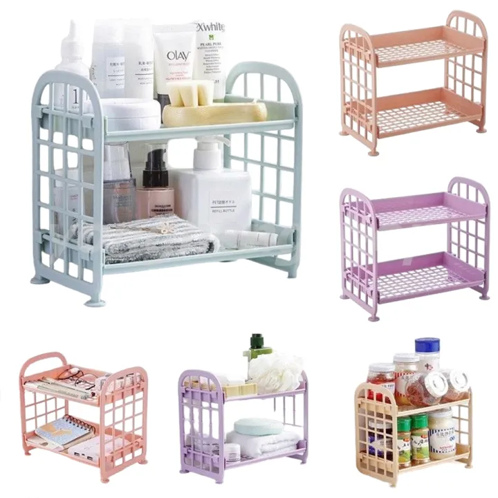 Plastic%20Desktop%20Organizer%20Double%20Layer%20Shelf%20for%20Cosmetics,%20Kitchen,%20Bathroom,%20and%20Kids%20Accessories%20Sturdy%202%20Tier%20Storage%20Rack%20-%20Image%202