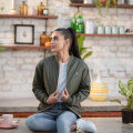 FITTED Olive Bomber Jacket For Women. 
