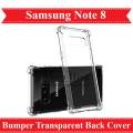 Samsung Galaxy Note 8 Clear Soft Shockproof Bumper Case. 