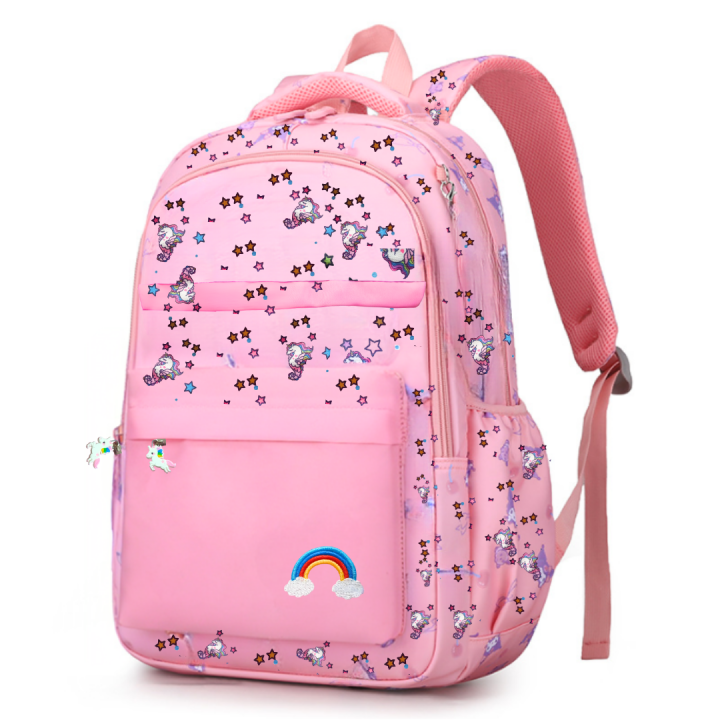 Bagzillas: Girls ZMBaby Bunny Suiteable 2nd to 5wth Collage Backpack For Princess Cute School Bags For Girls