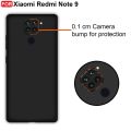 Xiaomi Redmi Note 9, Xiaomi Redmi 10X 4G Soft TPU Black Back Cover, Shock-Absorbing, Fingerprint-Resistant, Lightweight, Durable Protection. 