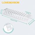 Baseball Cap Storage Rack Transparent Acrylic Baseball Cap Holder Large Capacity Hat Organizer for Dress Anti-slip Cowboy Trucker Hat Display Stand Space-saving Anti-crack Design Cap Display Stand. 