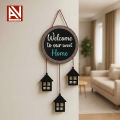 Welcome to Our Sweet Home Wall Hanging, Wooden wall decoration items for home, Al Noor traders Wall Art,  decoration items for drawing room, Home Decoration Items – Home Décor – Wall Decoration - wall decoration items for wall hanging - decorations pieces. 