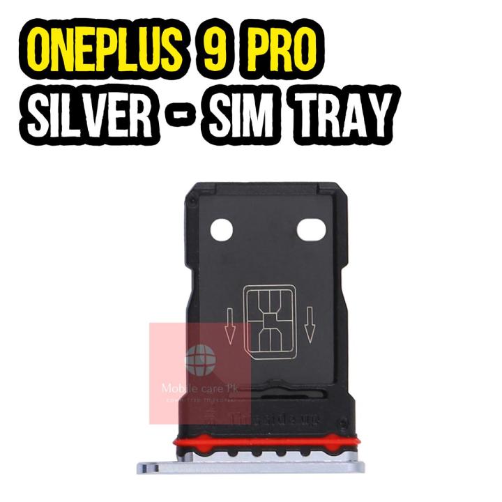 OnePlus 9 Pro SIM Tray Sim Jacket Sim Slot Sim Door For OnePlus 9 Pro - Silver