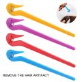 2Pcs Hair Band Cutters Disposable Elastic Rubber Band Remover Picks For Women-blue purple. 