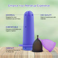 【In vogue】 Menstrual Cups Applicator Tool Easy Insertion Reusable Period Cup Tampon Applicator Menstrual Disc Booster. 