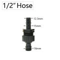 Pe Tube Joint For 4/7 8/11 16/20/25mm Barbed Fittings Connectors 1/4 3/8 1/2 3/4 1 Inch Coupling Garden Watering Hose To F. 