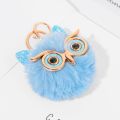 Beautiful Big Eye Owl Pom Pom keychain for girl bags. 
