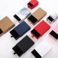 Custom Paper Drawer Jewelry Box Logo for Necklace Ring Earrings Jewelry Packaging for Small Business Gift Boxes for Jewellery. 