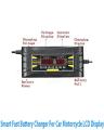 12V 6A Smart Fast Battery Charger For Car Motorcycle LCD Display. 