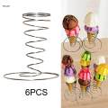 6Pcs Ice Cream Holder Stand Waffle Cone Holder Display Rack Ice Cream Cone Stand Small. 