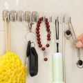 5PCS Mini Sticky Hooks - Modern Hooks - Wall Small Hanger - Objects Storage Hanging Rack - Household Organizer Supplies - Nail-Free, Waterproof, Self-Adhesive. 