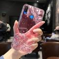 For Huawei Nova 3i Cover Fashion Shiny Glitter Starry Space Girls Slim Phone Case Clear Pink Soft TPU Silicone Bumper Shockproof Protective Back Cover. 