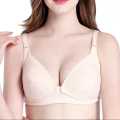 Maternity Button Bra Front open Cup B C D For Women with Floral & Random Design Baby breast feeding 100% Cotton - Wireless Bra For Women And Girls. 