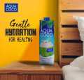 Aqua Coconut Water 100 % Pure Coco Water for Good Health and Hydration Aqua Coconut Water Sweet Taste Summer Special Coco Water 1 Liter. 