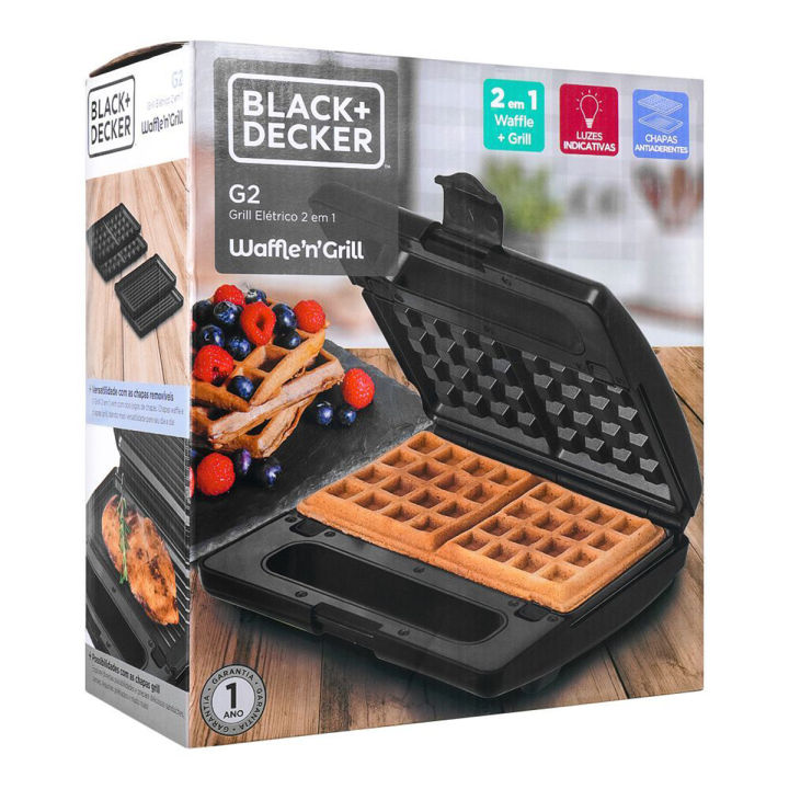 Black & Decker Waffle’n’Grill Maker G2-B2
