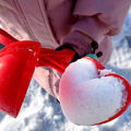 Heart Shaped Snowball Maker Clip Winter Sand Ball Mold Plastic Clamp Toy 2021. 