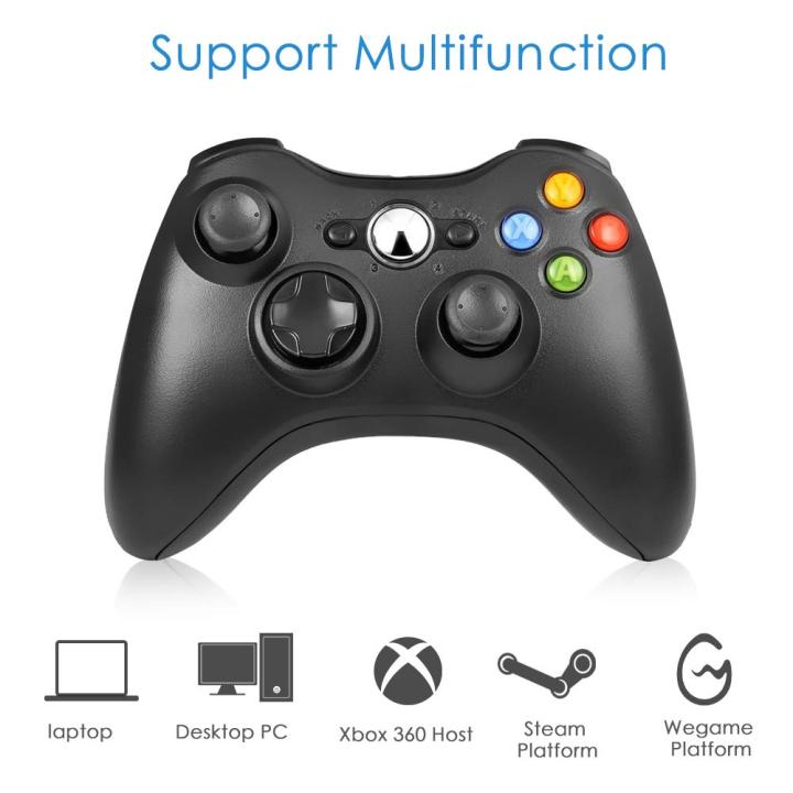 XBOX%20360%20Wireless%20Controller%20-%20For%20XBOX%20360%20&%20Windows%20PC%20&%20Laptops%20(Windows%2010%20/%208.1%20/%208/7)%20Wireless%20Game%20Controller%20with%20Dual%20Vibration%20and%20Ergonomics%20-%20Image%202