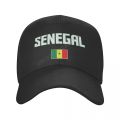 【LuckyBabyFans Store】Baseball Cap Senegal Flag Wild Sun Adjustable Caps Men Women Print. 