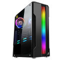 Core i7 Gaming and Professional PC - Core i7 Processor, 16GB RAM, 128GB NVMe M.2, 500GB HDD, 8GB RX 580 Graphics Card, Dual Band Wifi and Bluetooth, AA Tiger Side Glass Case with 3x RGB Fans. 