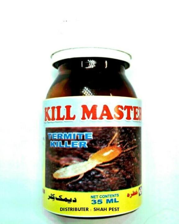 Termite Rid 35 ml bottle take 35 ml bed-bugsand dilute in 1 liutre of water and spray at surface area to be treated please away from children