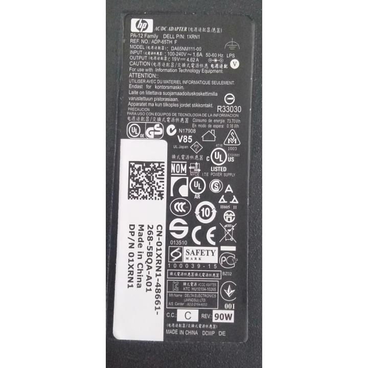 HP Laptop Orignal Branded Charger High Quality Branded Used 19V 4.62Amp 90W