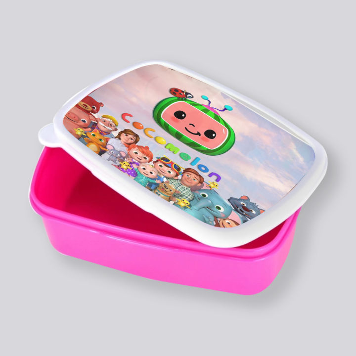 Cocomelon Lunch Box for School Kids Cute Cartoon Toddler Gift