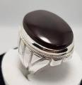 Shefat al Abad Mens Yemeni Aqeeq Ring. 