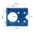 Concealed Hinge Hole Drilling Bits Jig For 35mm Cabinet Hinges Mounting Plate Nicle. 
