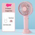 portable handy cooling fan with rechargeable cell. 
