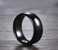 Black Challa/Ring for Girls and Boys , Simple Black Ring , Classical Ring. 
