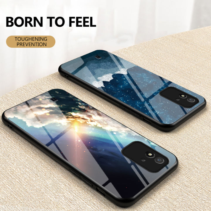 iCaseCover%20for%20Realme%20Narzo%2050i%20Shockproof%20Starry%20Colorful%20Tempered%20Glass%20Back%20Soft%20Silicone%20Edge%20Case%20Cover%20-%20Image%205