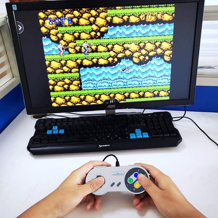 USB%20SNES%20Controller%20Gamepad%202-Pack%20Classic%20Retro%20Joystick%20with%2010ft%20Cable%20%7C%20Wired%20Controller%20for%20PC%20Gaming,%20Laptop,%20TV%20&%20Emulator%20%7C%20Plug%20&%20Play%20USB%20Controller%20Gamepad%20for%20Windows,%20Raspberry%20Pi,%20Android%20TV%20%7C%20Ergonomic%20Retro%20Gaming%20Controllers%20-%20Image%203