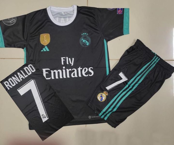 RONALDO REAL MADRID SOCCER FOOTBALL WHITE KIT FOR KID