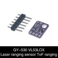 VL53L0X VL53L1X Time-of-Flight (ToF) Laser Ranging Sensor Breakout 940nm GY-VL53L0XV2 Laser Distance Module I2C IIC 3.3V/5V. 